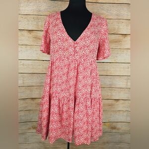 Princess Polly Floral Babydoll Skater Dress Size 6